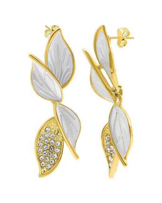 Adornia Metallic 14k Plated Dangle Earrings