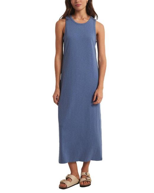 Z Supply Blue Mystic Midi Dress