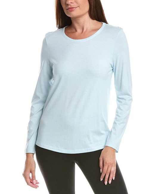 Hanro Blue Relaxed Sleep Shirt