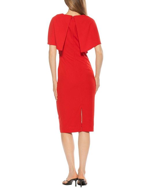 Alexia Admor Red Noor Sheath Dress