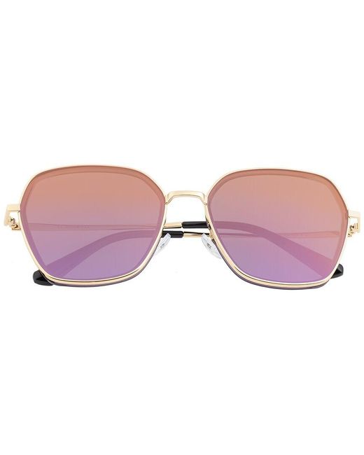 Bertha Pink Emilia 50mm Polarized Sunglasses