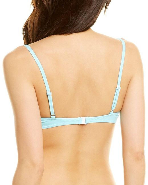 Solid & Striped Blue Daphne Top