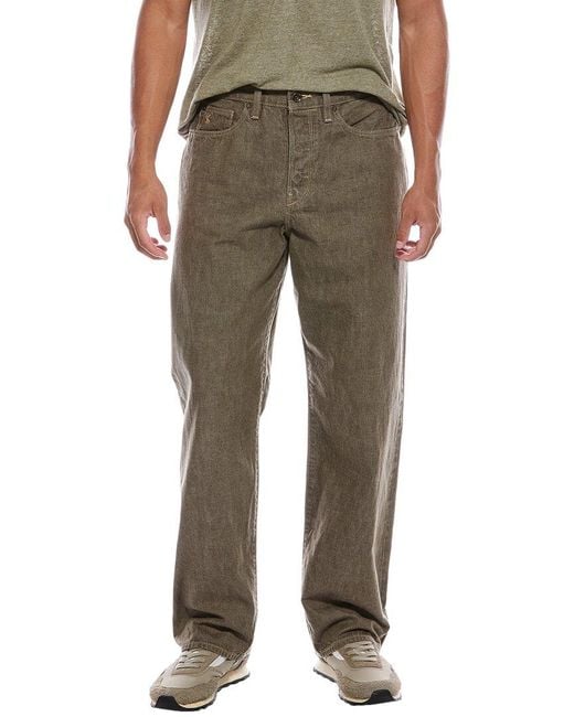 Todd Snyder Natural Relaxed Fit Lightweight Whiskey Jean for men