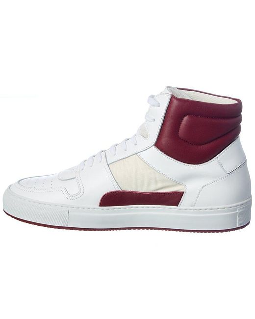 Common Projects White Leather High-Top Sneaker for men