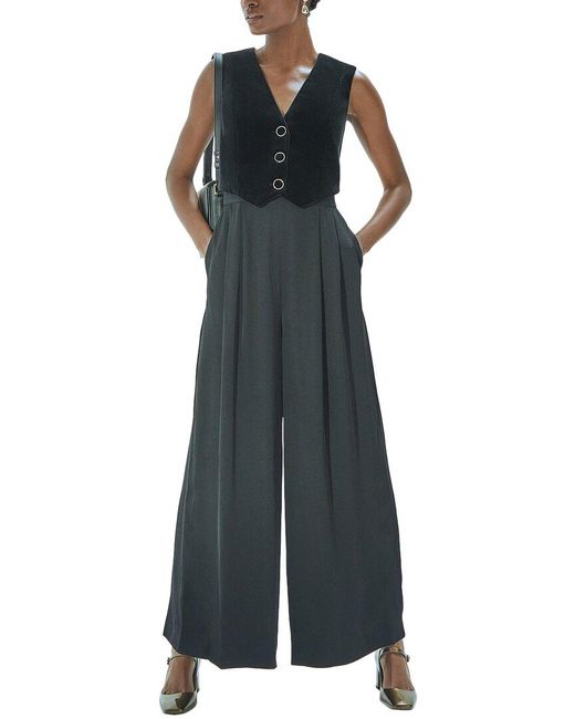 L.K.Bennett Blue Carine Jumpsuit