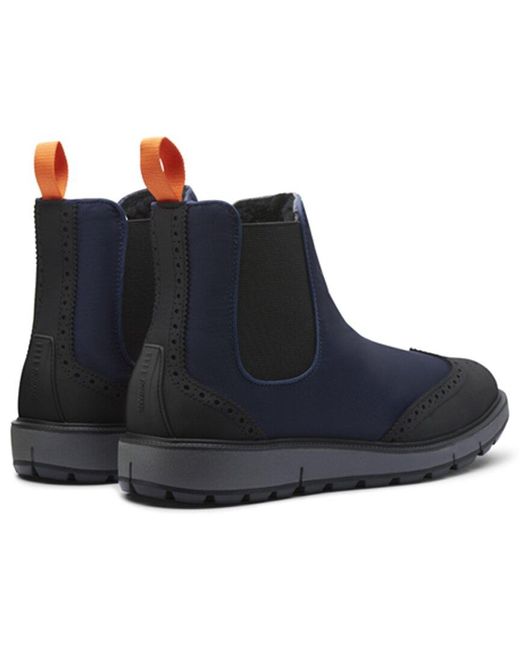 Swims Blue Suede Chelsea Classic Boot for men