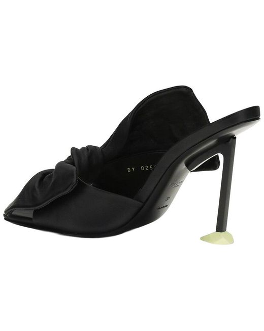 Givenchy Black Leather Mule