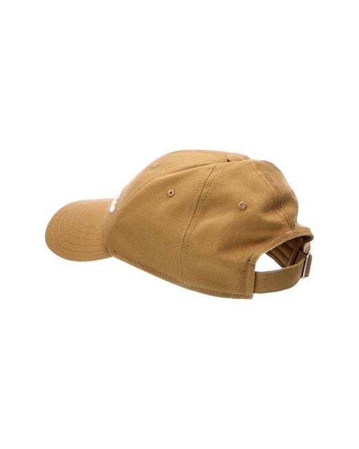 Off-White c/o Virgil Abloh Natural Oil Drill 3D Logo Bookish Baseball Cap for men