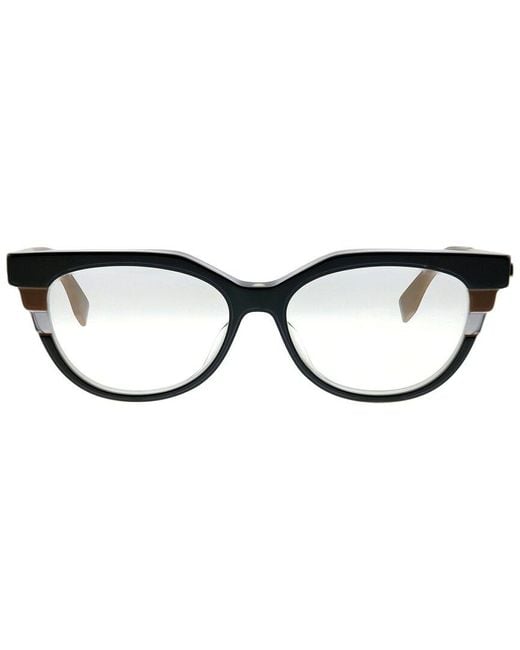 Fendi 52mm Logo Frame Cat Eyes Sunglasses