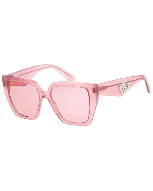 Dolce & Gabbana Pink Dg4438 55mm Sunglasses