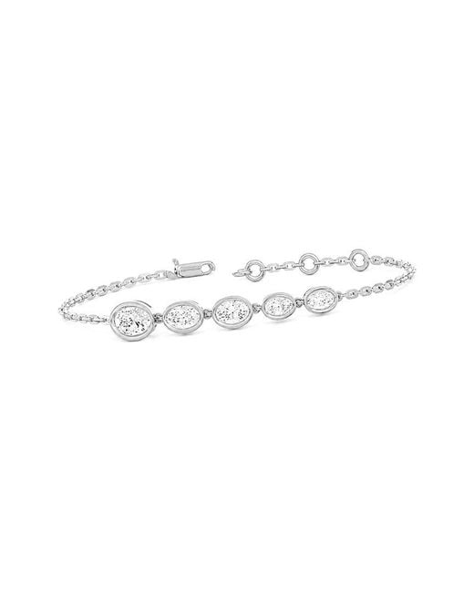 Lab Grown Diamonds White 14K 1.65 Ct. Tw. Lab-Grown Diamond Tennis Bracelet