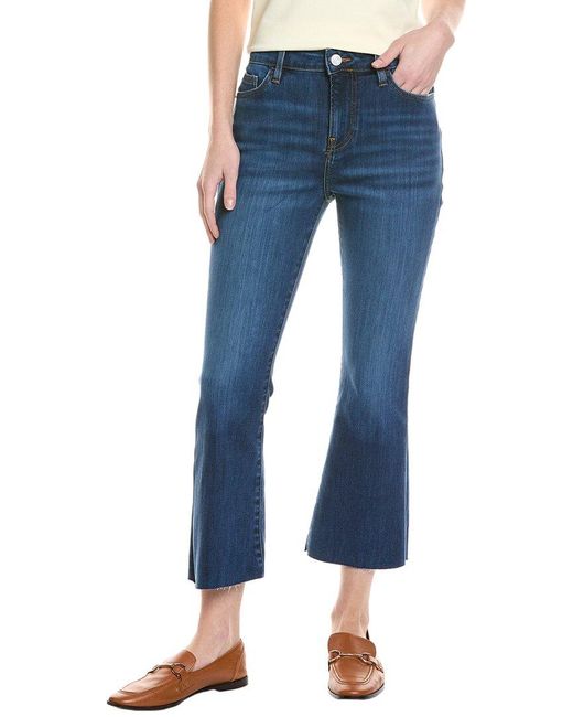 FRAME Blue Le Crop Lupine Mini Boot Jean