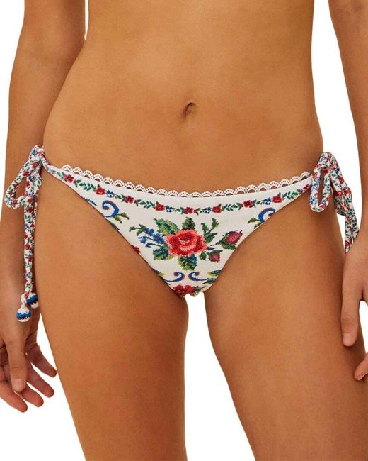 Farm Rio Blue Bikini Bottom