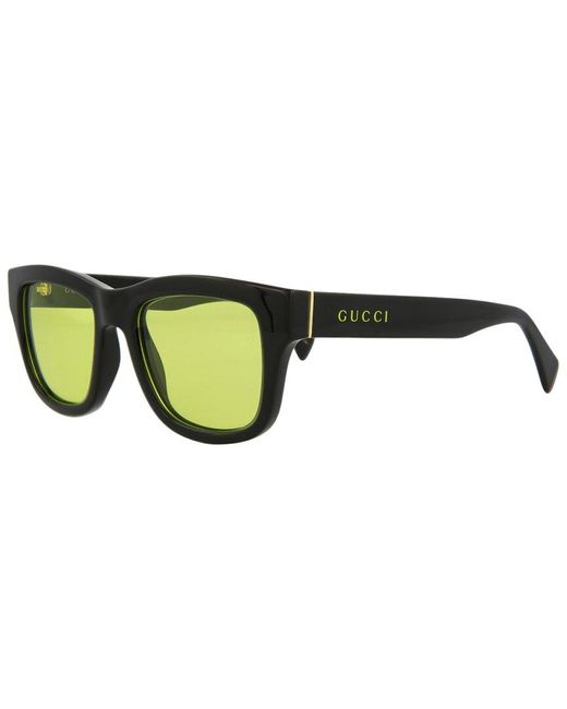 Balenciaga Green Gucci GG1135S 51mm Sunglasses for men
