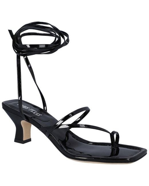 Paris Texas Black Betty Leather Sandal
