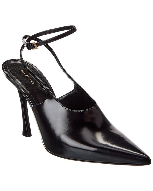 Givenchy Black Show Leather Slingback Pump