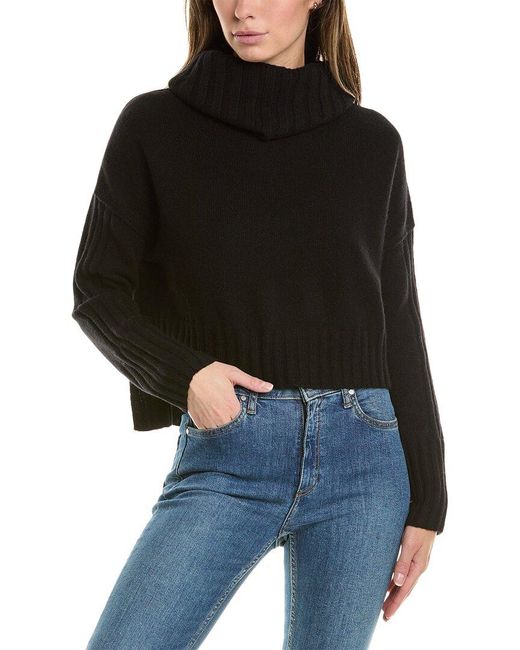 AllSaints Black Akira Cashmere-blend Sweater