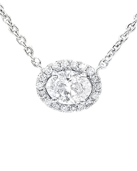 Diana M Metallic Fine Jewelry 14k 0.85 Ct. Tw. Diamond Necklace