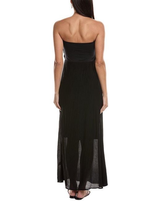 Rag & Bone Black Catalina Midi Dress