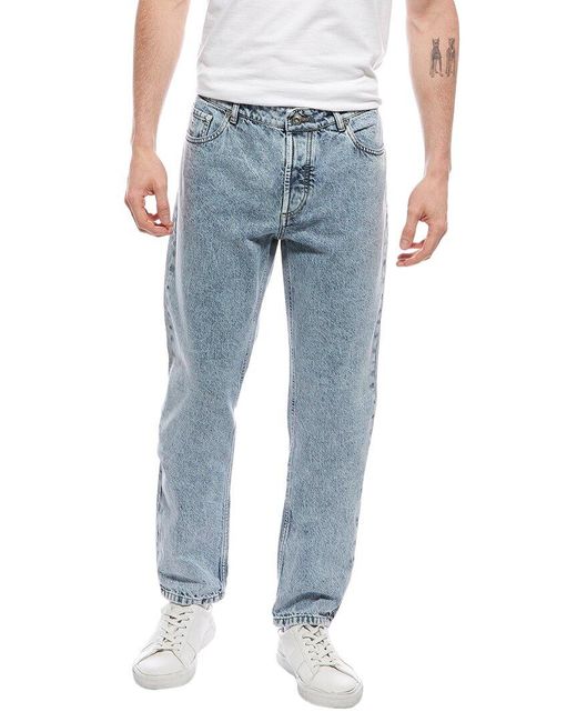 Brunello Cucinelli Blue Stone Wash Traditional Fit Jean for men