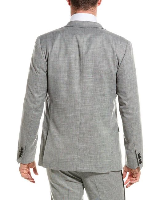 Paisley & Gray Gray Grosvenor Slim Peak Tuxedo Jacket for men
