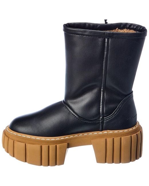 Stella McCartney Blue Emilie Teddy Platform Boot