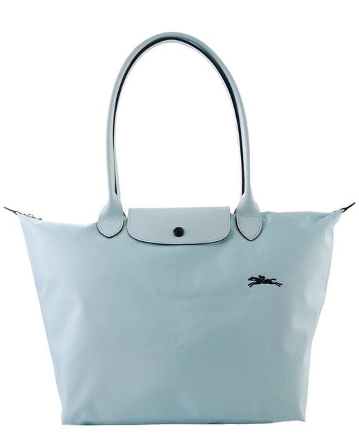 Longchamp Le Pliage Club Small Nylon Shoulder Tote in Blue | Lyst UK