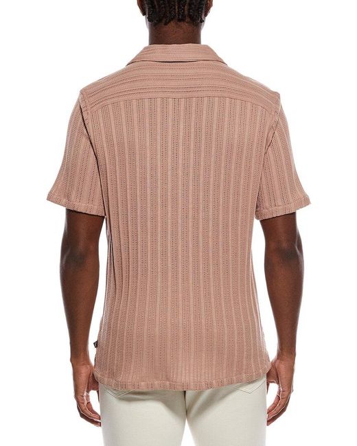 Civil Society Orange Javier Jacquard Shirt for men