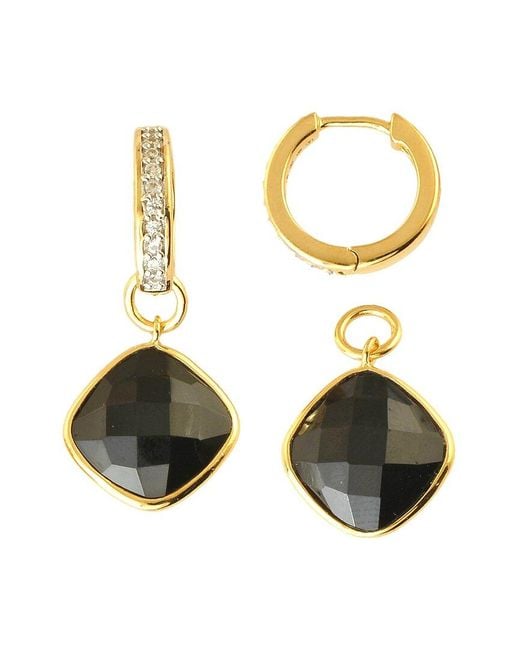 TIRAMISU Metallic 14k Over Silver 10.15 Ct. Tw. Gemstone Earrings