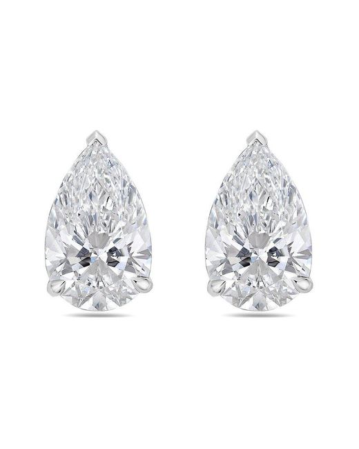 Diana M Metallic Diana M. 14K 5.00 Ct. Tw. Lab-Grown Diamond Earrings