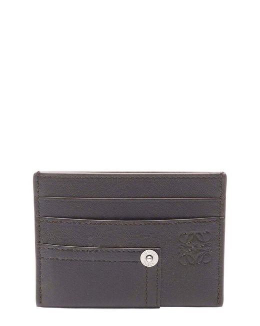 Loewe Gray Card Holder (authentic Pre-loved)