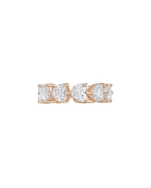 Diana M White Diana M. 14K Rose 19.00 Ct. Tw. Lab-Grown Diamond Ring