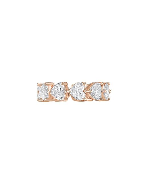 Diana M White Diana M. 14K Rose 3.00 Ct. Tw. Lab-Grown Diamond Ring