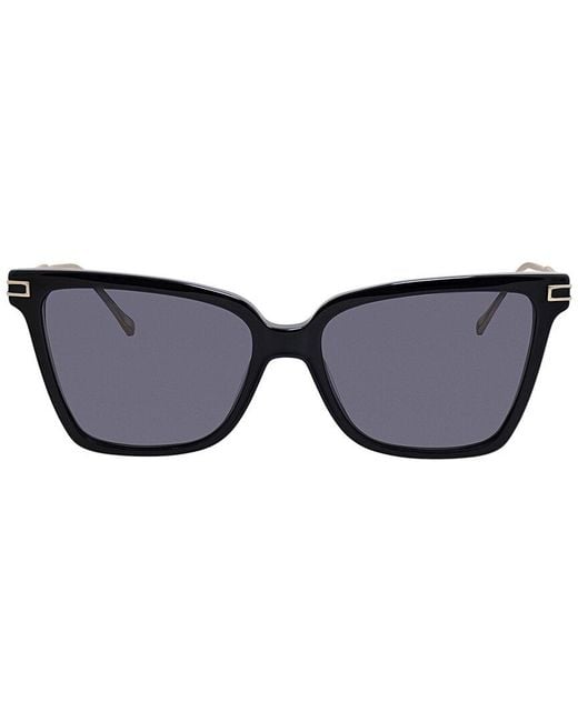 Ferragamo Black 2036S 56Mm Sunglasses