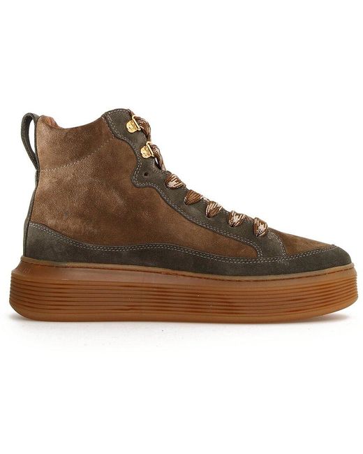 Voile Blanche Brown Brig Leather Bootie