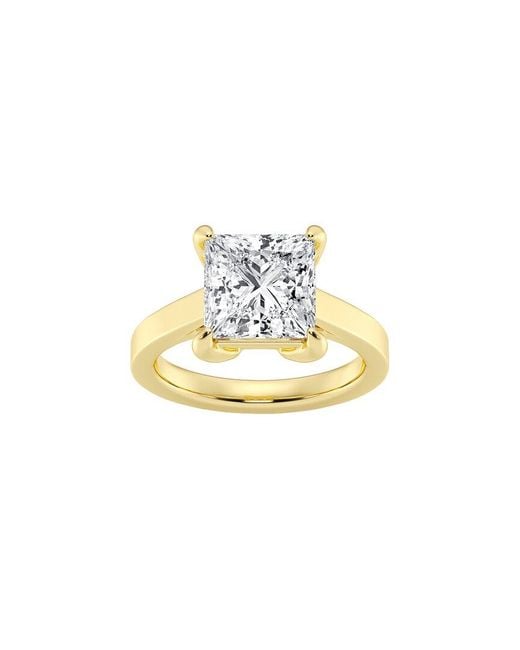 Lab Grown Diamonds White 14K 4.00 Ct. Tw. Lab-Grown Diamond Solitaire Engagement Ring