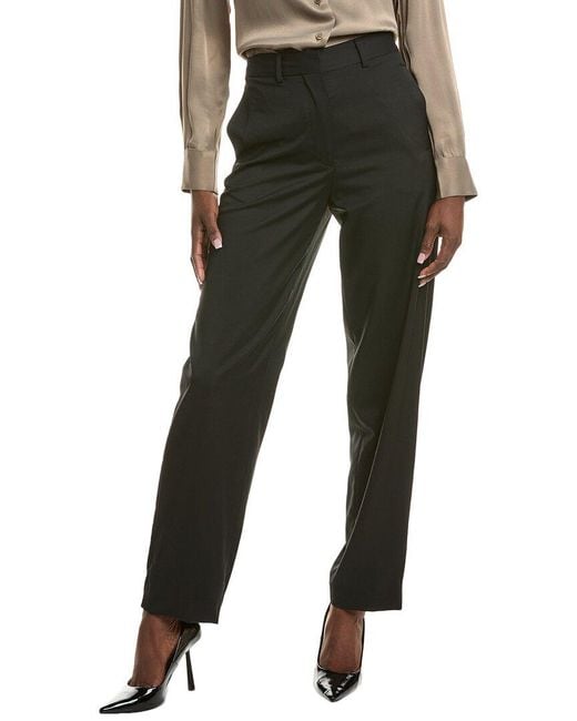 Officine Generale Black Officine Generale Megane Wool Pant