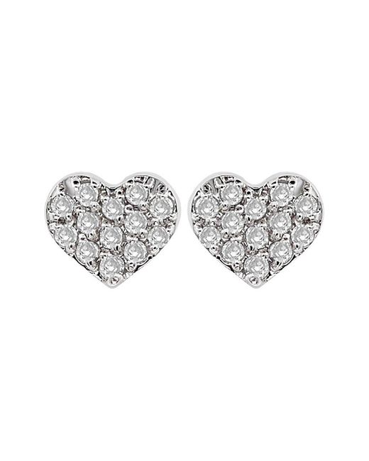 Diana M White Fine Jewelry 14k 0.07 Ct. Tw. Diamond Earrings
