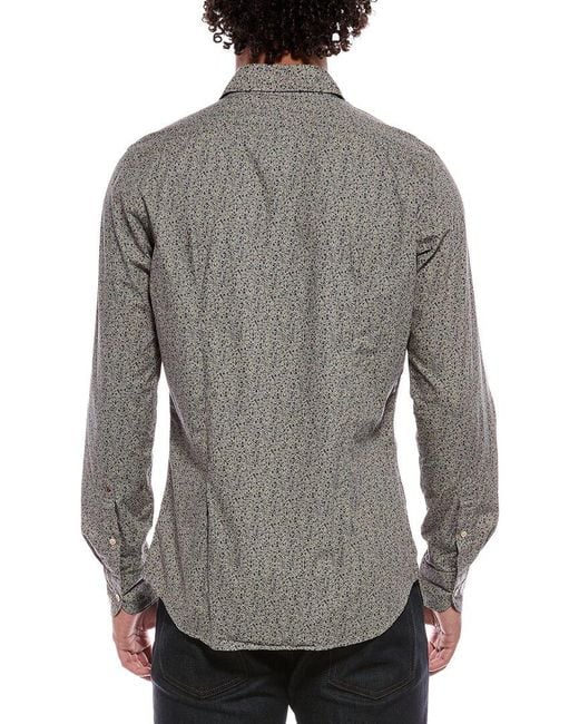 Slowear Gray Printed Shirt for men