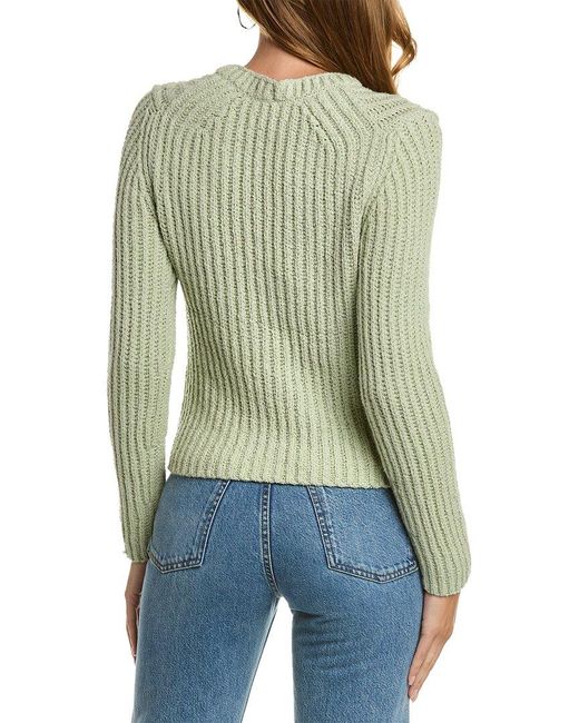 Vince Green Crimped Sweater