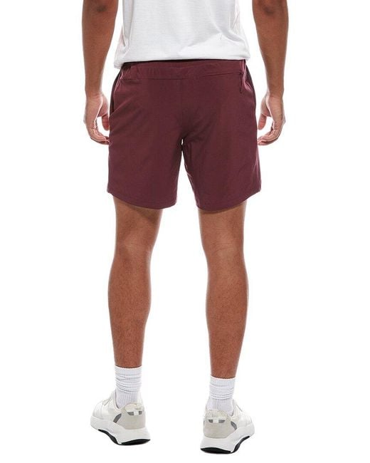 Beyond Yoga Red Pivotal 2.0 7In Lined Short for men