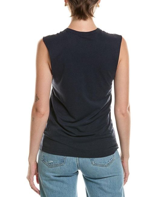 Officine Generale Blue Tank Top