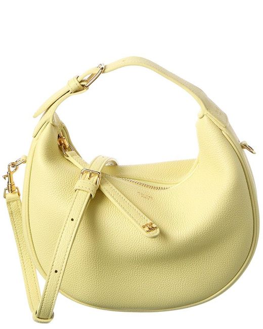 Céline Metallic Leather Hobo Bag