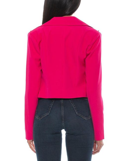 Alexia Admor Red Jesse Blazer