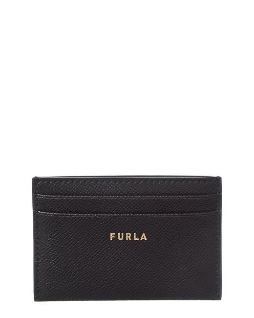 Furla Black Gardenia Leather Wallet