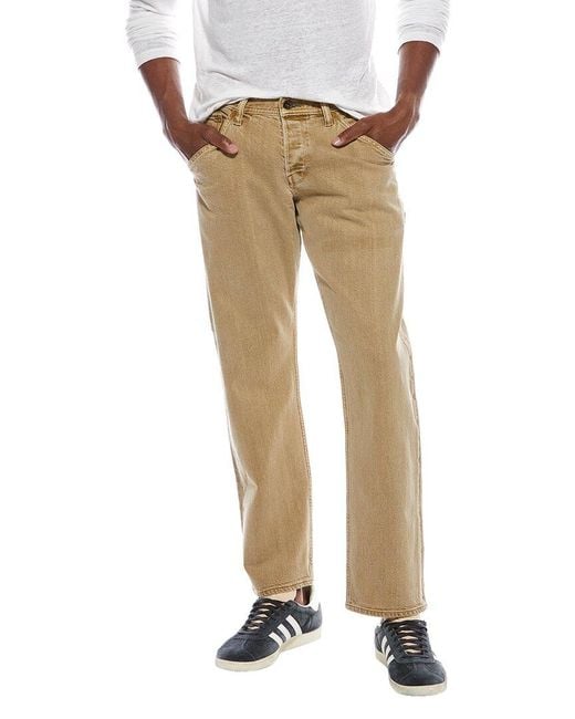Todd Snyder Natural Carpenter Wheat Slim Fit Jean for men