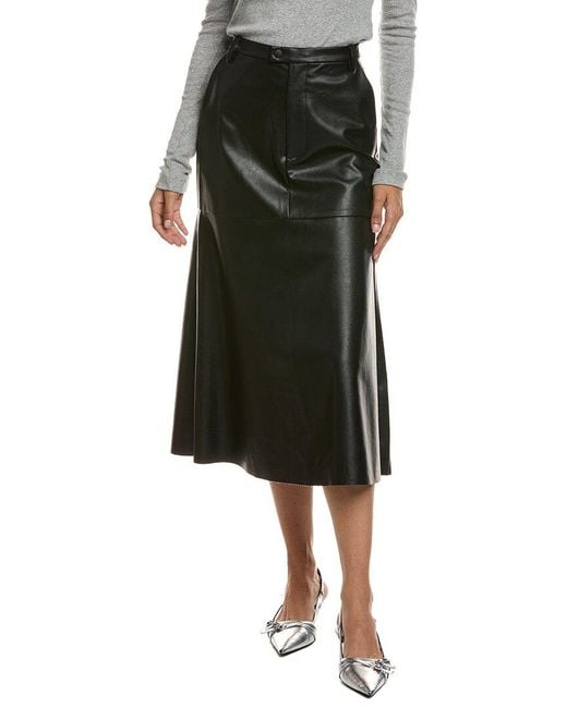 Bardot Black Kindra Vegan Leather Skirt