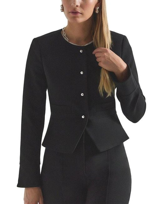 10 Crosby Derek Lam Black Elizabeth Jacket