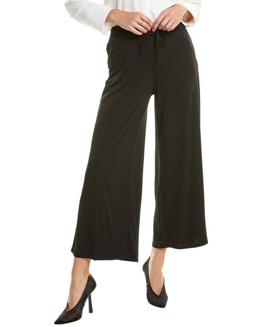Ellen Tracy Wide Leg Pant in Black Lyst