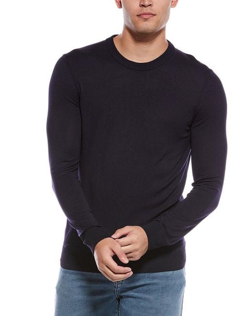 Boss Blue Lope Crewneck Sweater for men